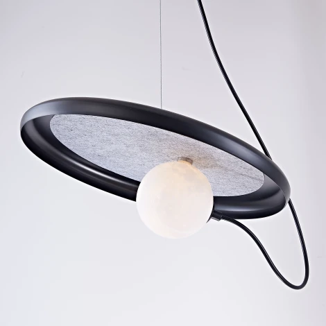 Подвесной светильник Margott D35 Black By ImperiumLoft Margott01 (220V, на тросе, шар)