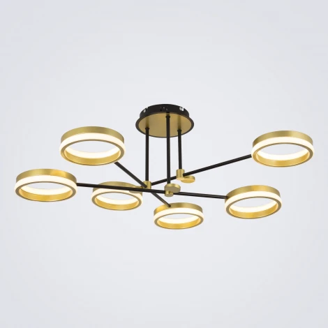 Потолочная люстра светодиодная на штанге с пультом с регулировкой цветовой температуры и яркости LED4U LED4U L3102-3