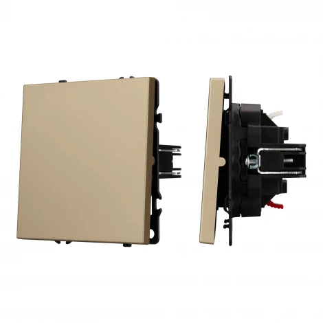 Механизм звонкового выключателя SWT-NOBE-MKR1-SFPL-L-GD (230V, 10A) (Arlight) 054271