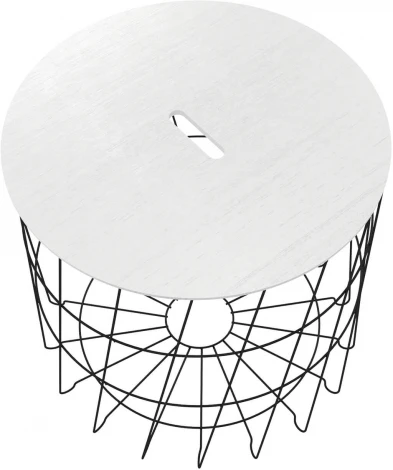 Столик журнальный Sheffilton SHT-CT41 сандал/черный муар