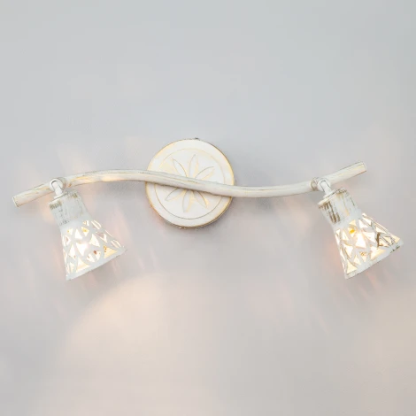 Спот Eurosvet 20027 20027/2 белый с золотом