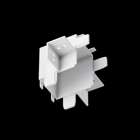 Коннектор угловой внутренний Radity встраиваемый белый (магнитный) Maytoni Technical TRA084CT-12W