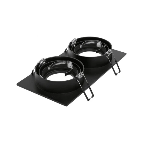 Встраиваемый светильник под лампу GU5.3 черный Wolta Alto WDL-GU5.3/02BL-02