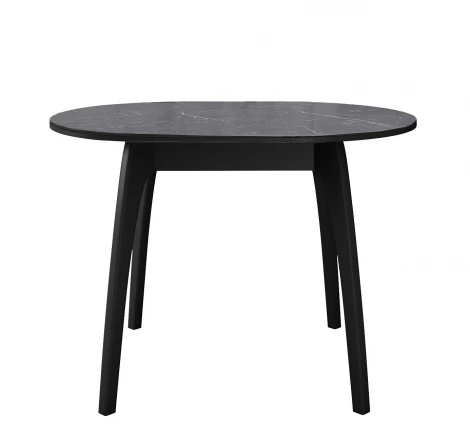 Стол DikLine MK46 Керамика Серый мрамор/подстолье черное/опоры черные арт.00-00079589