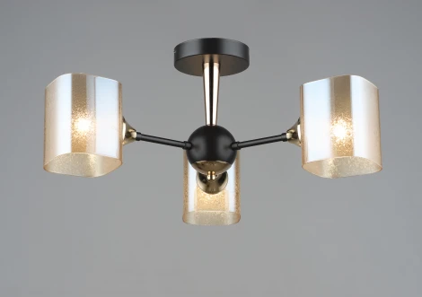 Потолочная люстра на штанге Мелодия Света SL1N SL9544-3 CF+GD 000066020