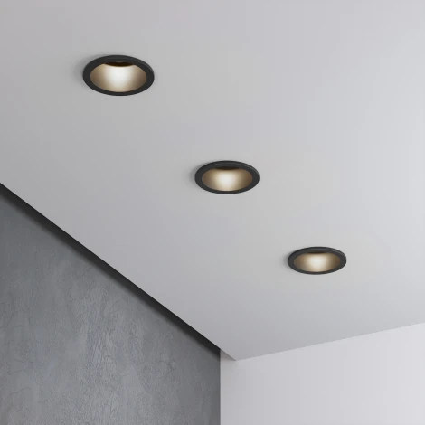 Светильник встраиваемый Elektrostandard Moll 25002/01 GU10 чёрный (220V, круглые)