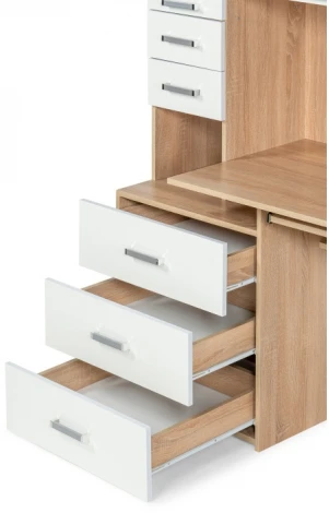 Стол компьютерный Woodville Джаз-17 правый дуб сонома 318951