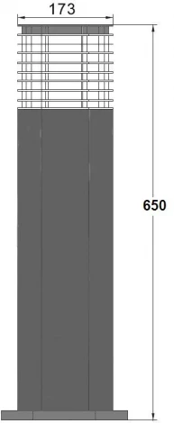 Наземный фонарь Oasis Light BRISBANE 67129-650 Gr (220V, IP43)