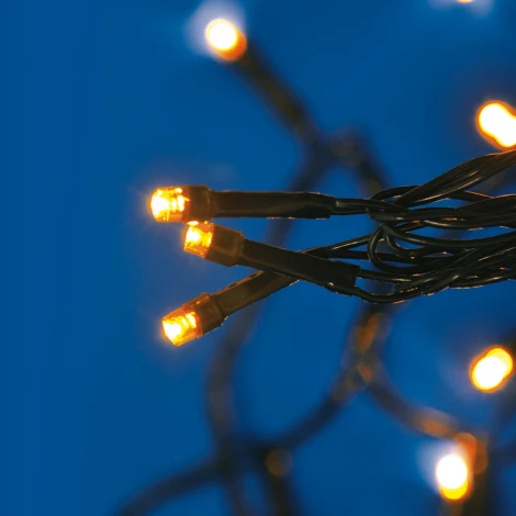 Гирлянда светодиодная, 20м. 200 светодиодов, янтарный свет Uniel ULD-S2000-200/DGA AMBER IP20