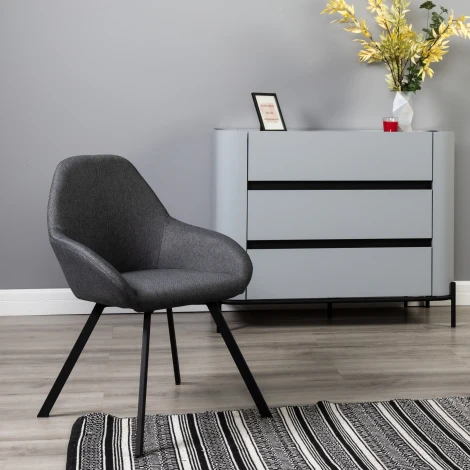 Кресло Kent темно-серый/Арки R-Home арт.410119137h_ТмСер_Арки