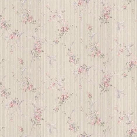 Обои виниловые Zambaiti Satin Flowers III 44615 10,05 x 0,53 м