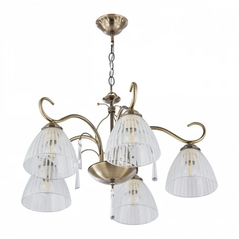 Подвесная люстра Arte Milano Amalfi-8656 338656/5 AB (220V, подвески, на цепи)