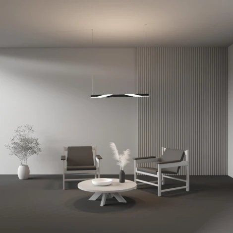 Радиусный профиль 35x35 Twist 180° черный Maytoni Радиусный профиль ALM-3535R-B-T-180°-0.5M