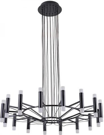 Подвесная люстра Arte Lamp Empire A2482SP-32BK (LED, 220V, на проводе, круглые)