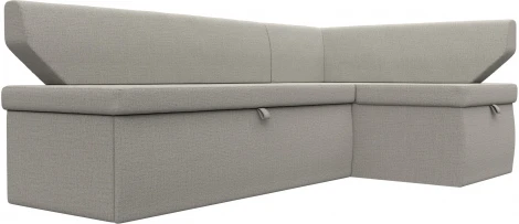 Диван кухонный угловой Омура правый угол (Бежевый/Рогожка) Лига Диванов арт.125895