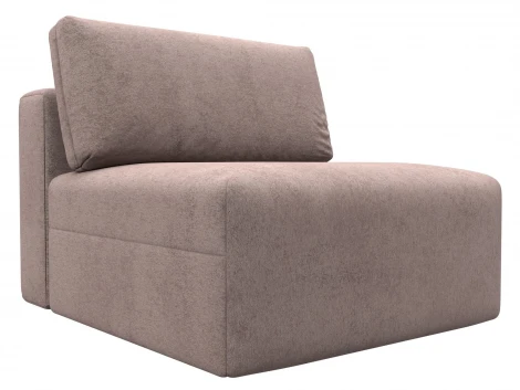 Модуль диван Лига-060 НПБ (ЛДСП,Брус,Фанера,Велюр/Бежевый) Лига Диванов 129532