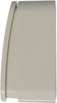 Выключатель накладной одноклавишный с подсветкой (бежевый) Systeme Electric Blanca BLNVA101117