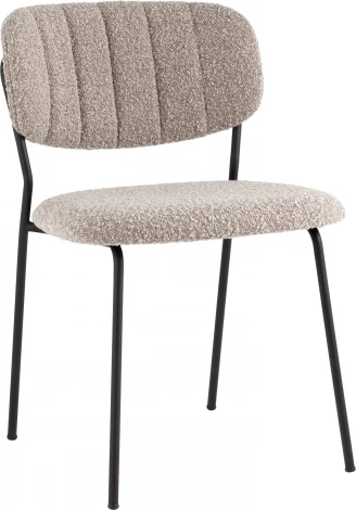 Стул Stool Group Кэрол без подлокотников букле серый