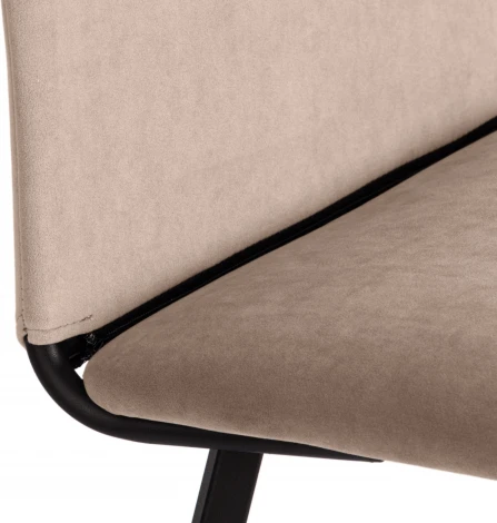 Стул обеденный La Rousse (Флок /Бежевый,Черный) Tetchair арт.24659