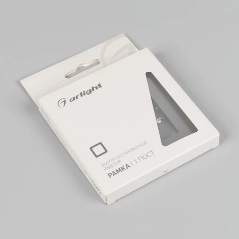 Рамка пластиковая FRM-PERIO-PL-1-GR (Arlight) 049690