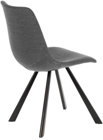 Обеденный стул La Forma (ex Julia Grup) Alve (Серый/ Пена,Фанера,Сталь)