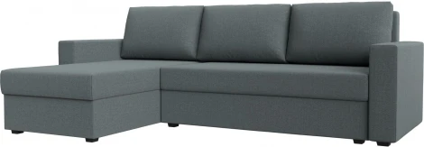 Диван угловой Траумберг Лайт левый угол (Серый/Рогожка) Лига Диванов арт.121139L