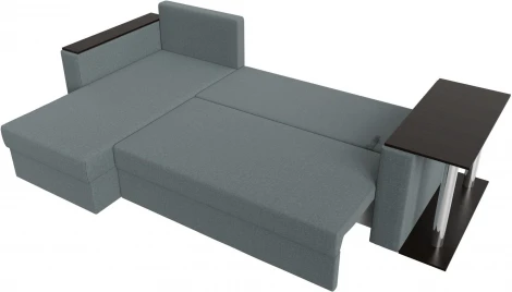 Диван угловой Атланта Лайт левый угол (Серый/Рогожка) Лига Диванов арт.121164L