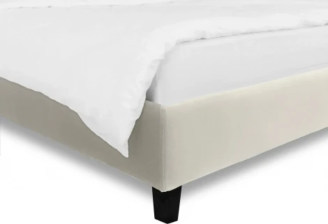 Кровать Queen II Sharlotta L 1600 ОГОГО (арт.577100), (Ткань/Белый)