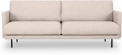 Диван Ricadi трехместный ОГОГО (арт.727527), (Ткань,Рогожка/Бежевый)