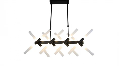 Потолочная люстра Lumina Deco Alford  LDP 6036-16 BK