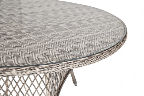 "Эспрессо" плетеный круглый стол, диаметр 150 см, цвет бежевый 4SIS YH-T1661G-1 beige