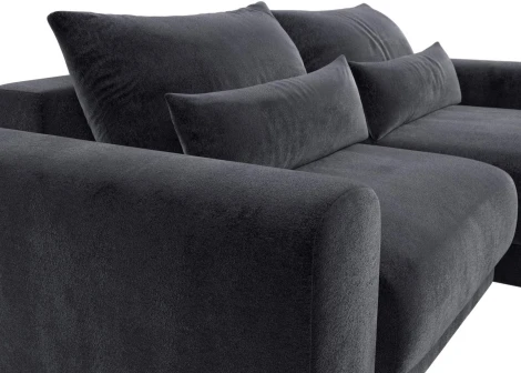 Диван угловой Лига-056 НПБ угол универсальный Лига Диванов (Велюр) арт.129153