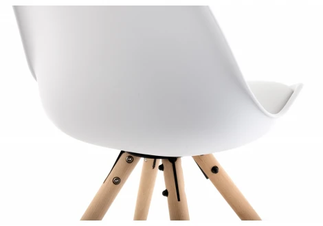 Обеденный стул Woodville Bonito белый 11326