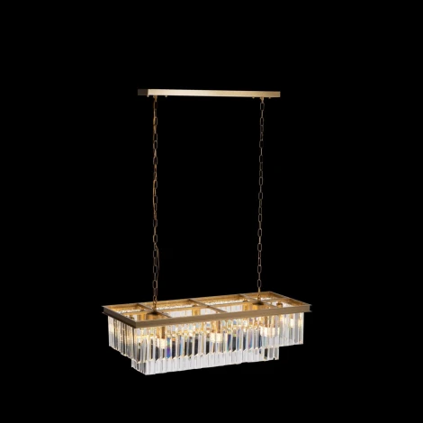 Подвесная люстра Loft IT Prism Clear 10019/800R (220V, хрусталь, на цепи)