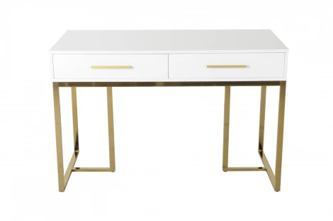 Стол-Консоль IST-CASA Армада F-1543, 120х60х78 см, белый, золото