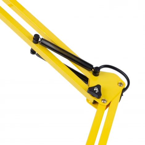 Интерьерная настольная лампа для школьника Uniel TLI-221 LIGHT YELLOW E27 (220V, выключатель)