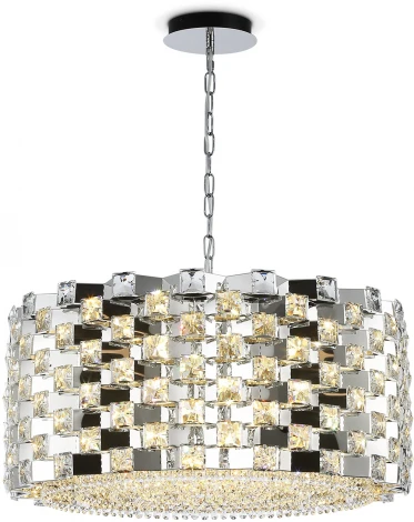 Подвесная люстра с хрусталем Ambrella High Light LH41006 (220V, на цепи, круглые)