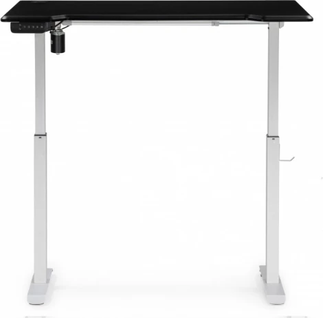 Компьютерный стол Маркос с механизмом подъема 120 (Маркос с механизмом подъема 120х75х75 черная шагрень / белый) Notta арт.578400