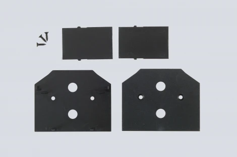 Заглушка для встраиваемого трека 220V в натяжной ПВХ потолок Crystal Lux Space 220 CLT 0.235 06 BL