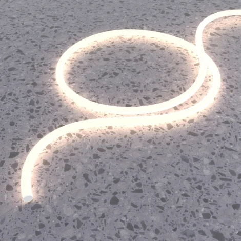 Гибкий неон Nemo D18 24В 14,4Вт/м 4000К IP65 5м Maytoni Круглый 360° 201147