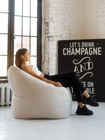 Кресло Dreambag GAP Светло-бежевое (Классический+PushUp) 1226603