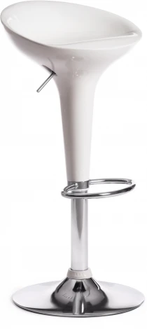 Стул барный NAIL (mod. KY801) / 1 шт. в упаковке Tetchair (Металл,Пластик/Белый,Хром) арт.19771