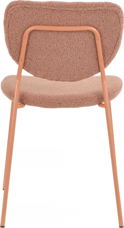 Стул обеденный Gigi коричневый букле розовые ножки Stool Group арт.УТ000039037