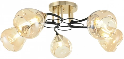 Потолочная люстра на штанге Arte Milano AMALFI 324106/5 FG+BK (220V)