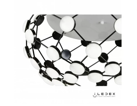 Потолочная люстра iLedex Starfall 8327 CR+WH (220V, шар)
