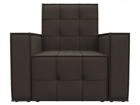 Кресло Лига-067 (ДВП,Дерево/Пластик/Рогожка/Коричневый) Лига Диванов 132286