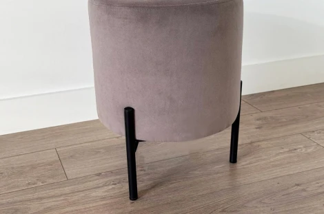 Пуф Одри Mebelson (Металл,Велюр/Латте) арт.171480,2763