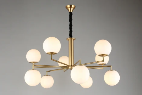 Подвесная люстра Aployt Kristian APL.759.13.10 (220V, на цепи, шарики)