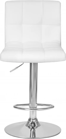 Стул барный DOBRIN CANDY (белый) 5006-LM CANDY, цвет сиденья белый, основания хром