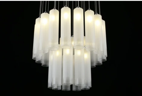 Подвесная люстра ярусная каскадная Aployt Francesca APL.859.06.27 (220V, на проводе)